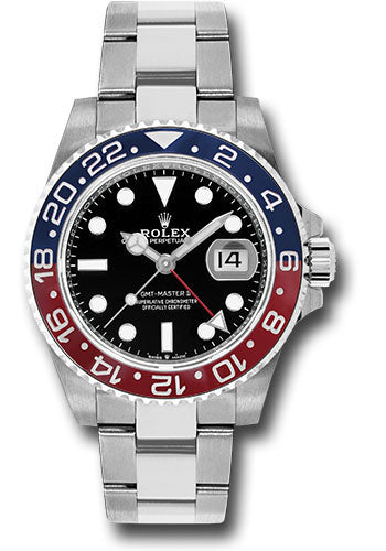 Rolex GMT Master II 126710 Black Dial Blue & Red Pepsi Bezel Oyster