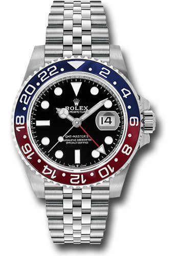 Rolex GMT Master II 126710 Black Dial Blue & Red Pepsi Bezel Jubilee