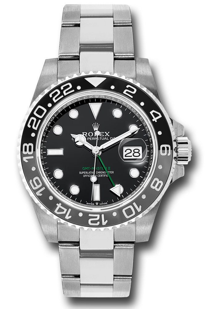 Rolex GMT Master II 126710 Black Dial Black & Grey Bezel Oyster