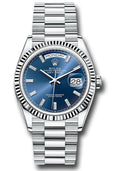 Rolex Platinum Day-Date 36 Blue Diamond