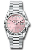 Rolex Platinum Day-Date 36 Pink Diamond