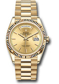 Rolex 18K Yellow Gold Day-Date 36 Champagne Index