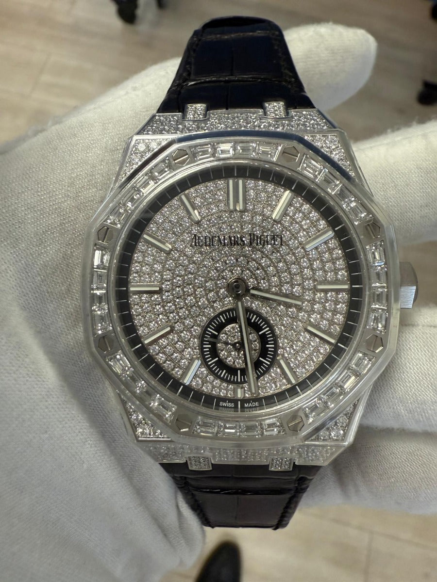 2025 Audemars Piguet Royal Oak 42mm Minute Repeater Supersonnerie Platinum Black Alligator Strap Unique Peice 1 Of 1