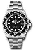 Rolex Oystersteel Deepsea Watch Black Dial