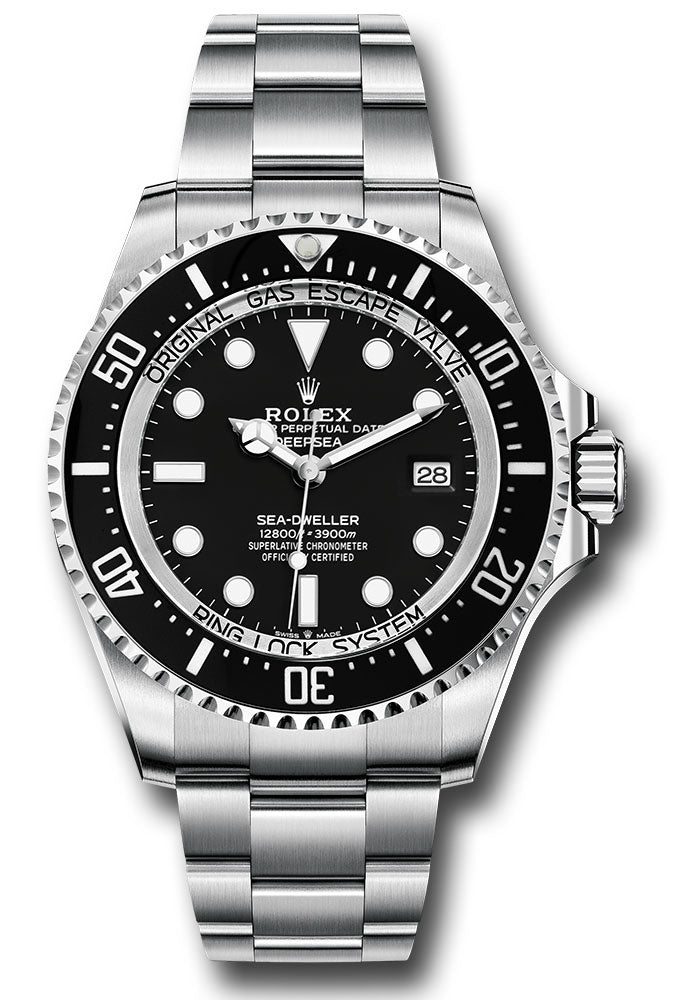 Rolex Oystersteel Deepsea Watch Black Dial