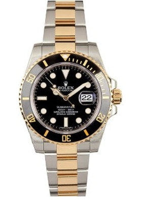 Rolex Submariner 116613 Date Stainless Steel & 18K Gold Black Dial