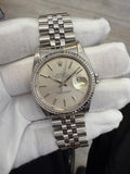 Rolex 16234 36mm Datejust Silver Inddex Jubilee