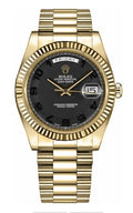 Rolex Yellow Gold Day-Date 41 Black Arabic Conentric