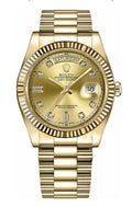 Rolex Yellow Gold Day-Date 41 Champagne Diamond