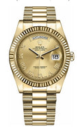 Rolex Yellow Gold Day-Date 41 Champagne Roman