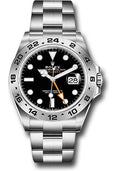 Rolex 42mm Oyster Perpetual Explorer II Stainless Steel Oyster Band Black Dial & Tachymeter Style Bezel