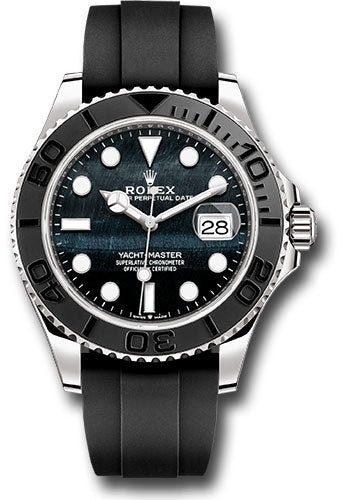 Rolex White Gold Yacht-Master 42 Falcon Eye Oysterflex