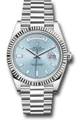 Rolex Platinum Day-Date 40 Ice Blue Diamond