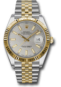 Rolex Steel & Yellow Gold Datejust 41 Silver Index Jubilee