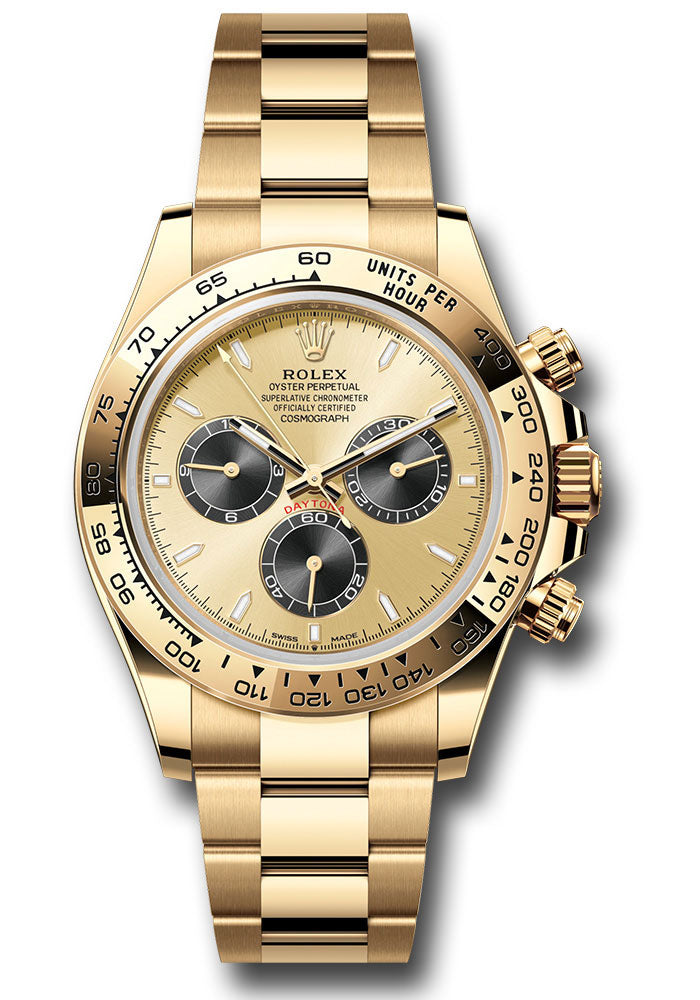 Rolex Yellow Gold Daytona Golden & Black Dial Oyster