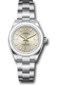 Rolex Oyster Perpetual 28 Silver Index