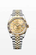 Rolex Yellow Rolesor Sky-Dweller 42 Champagne Index Dial Jubilee