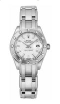 Rolex White Gold  29mm Pearlmaster White Index