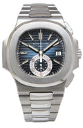 Patek Philippe 5980 40.5mm Nautilus Chronograph Steel Blue Dial