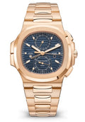 Patek Philippe 5990 Travel Time Chronograph Blue Dial